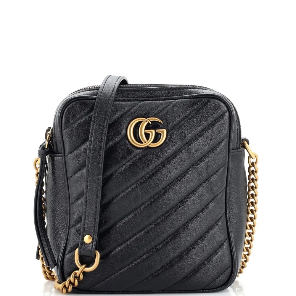 Gucci Marmont Double Zip Camera Bag